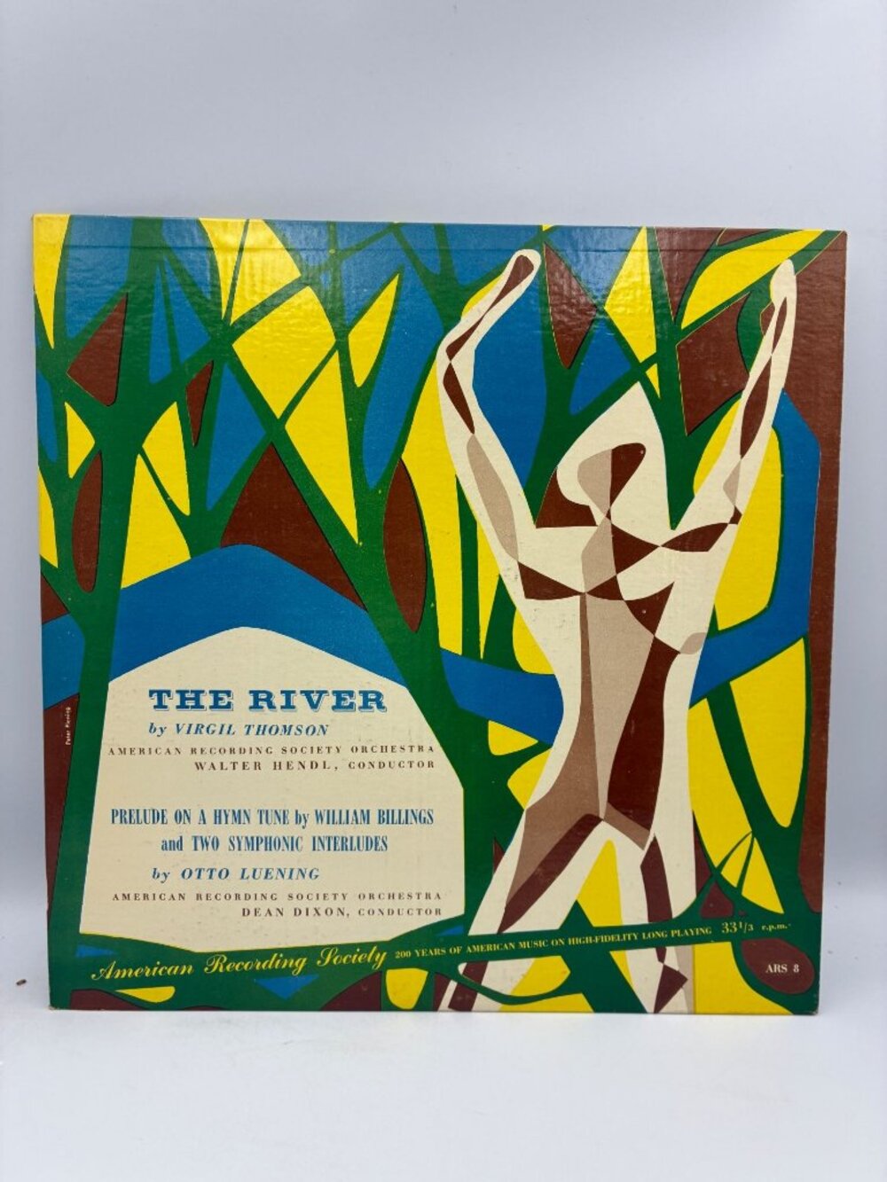 The River Virgil Thomson Two Symphonic Interludes Luening Prelude 33RPM LP ARS
